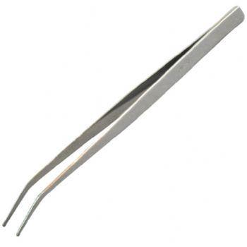 CURVED TWEEZER (PLAIN BLADES) (6") - Tacura