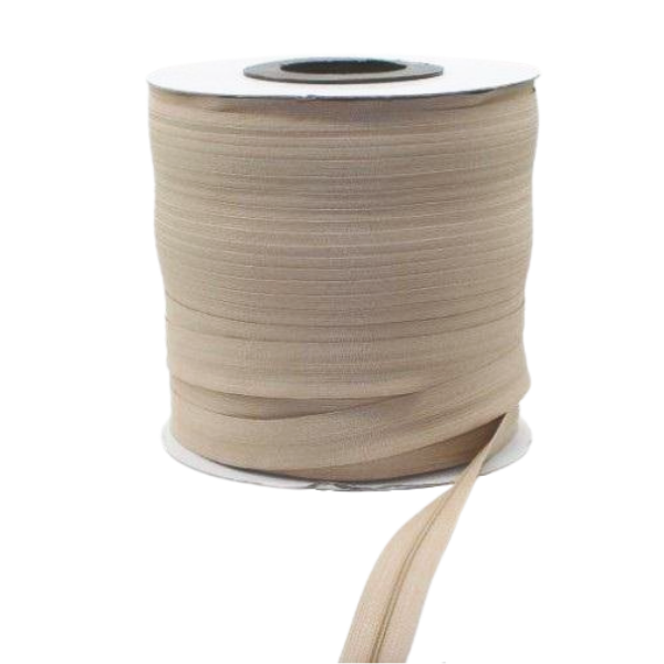 Wye Zip #3 Continuous Zipping Nylon Zipper 200m Bobbin - Beige