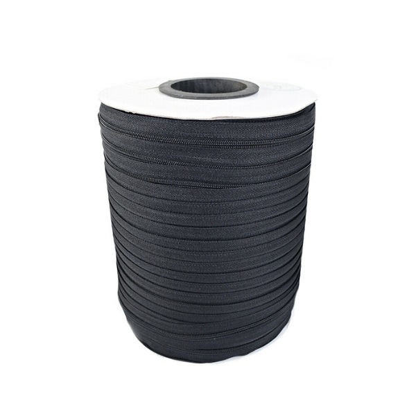 WYE ZIP #5 CONTINUOUS ZIPPING NYLON ZIPPER 200M BOBBIN - BLACK