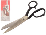 MUNDIAL 490NP NICKEL PLATED TAILORS SHEARS in 8", 9", 10" & 12" sizes - Tacura