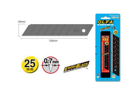 OLFA 25mm OLFA EXTRA HEAVY DUTY BLADES - Tacura